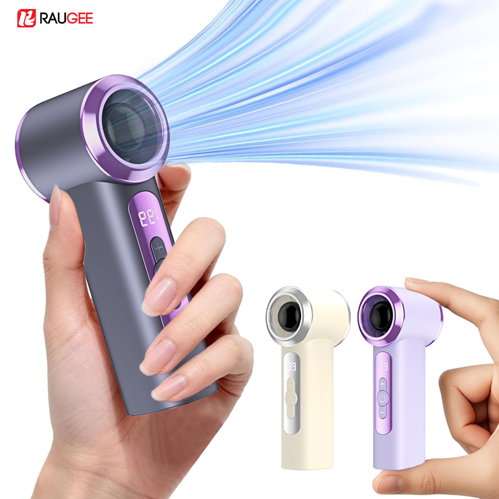 Outdoor Camping Misting Fan - Portable Handheld Fan Turbo Power High
