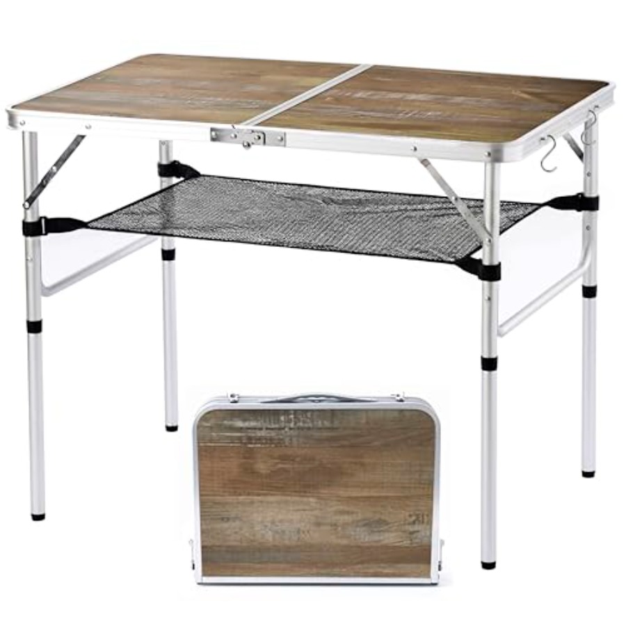 Outdoor Camping Cooking Table - Aluminum Camp Table Folding Table Portable