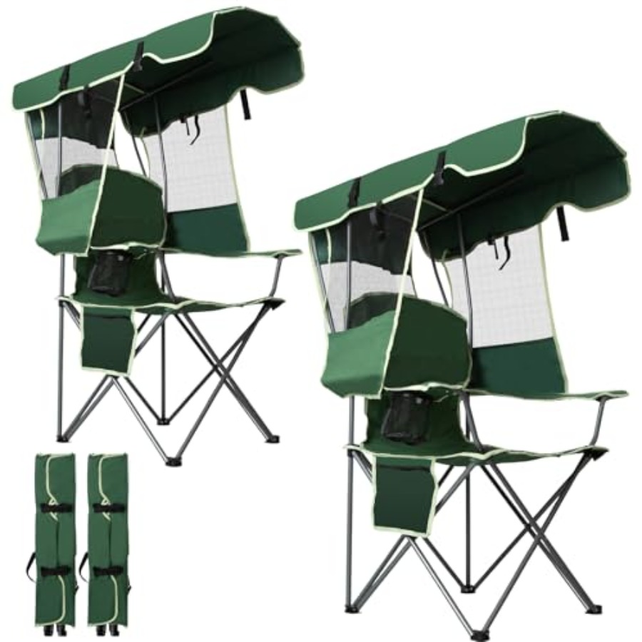 Outdoor Camping Canopy - Folding Canopy Camping Chairs for Adult