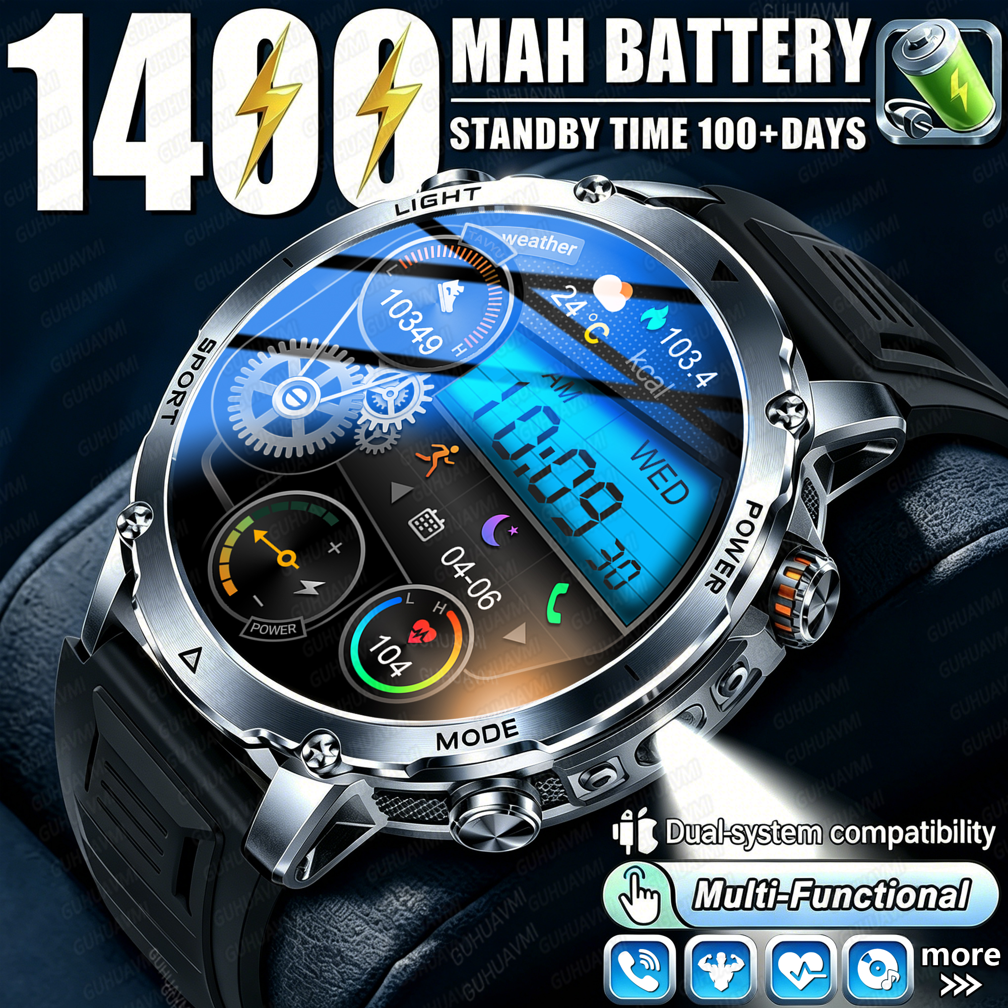 Outdoor Camping Japan - Newly Durable 1400mAh Large Battery Smart