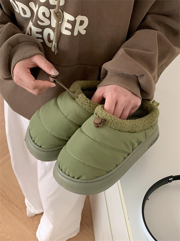 Outdoor Camping Slippers - Warm Fleece Lined Casual Anti-Slip Men's