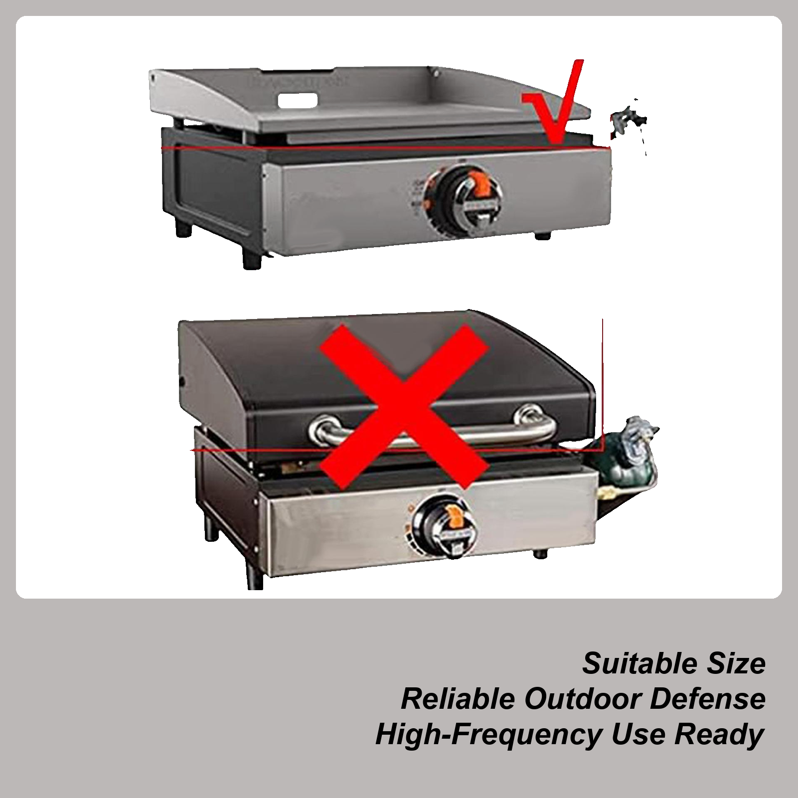 Outdoor Camping Cooking Table - Grilling Cover Heavy Duty Waterproof Table
