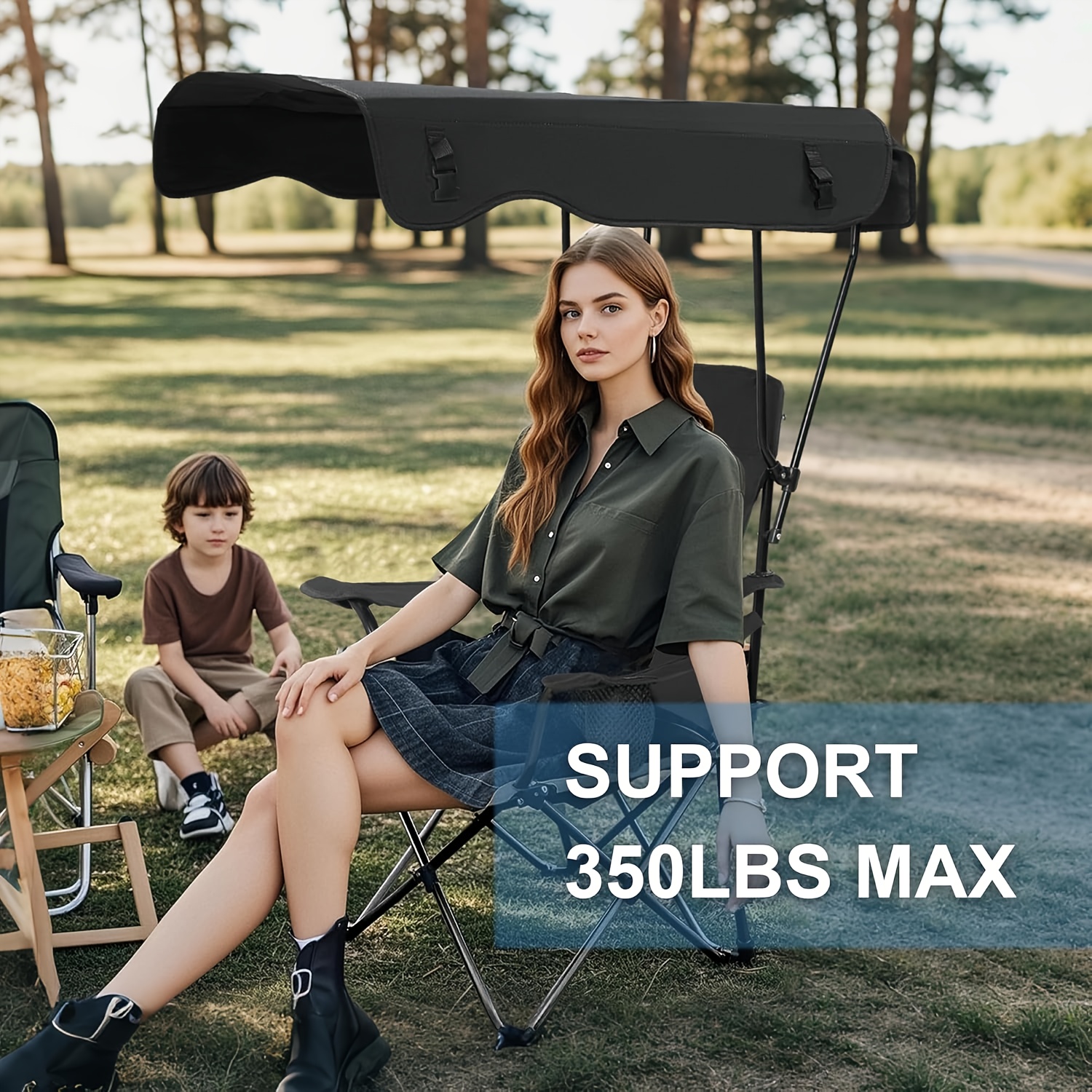 Camping Chairs, with Sunshade  - Outdoor Camping Canopy recensie en prijs