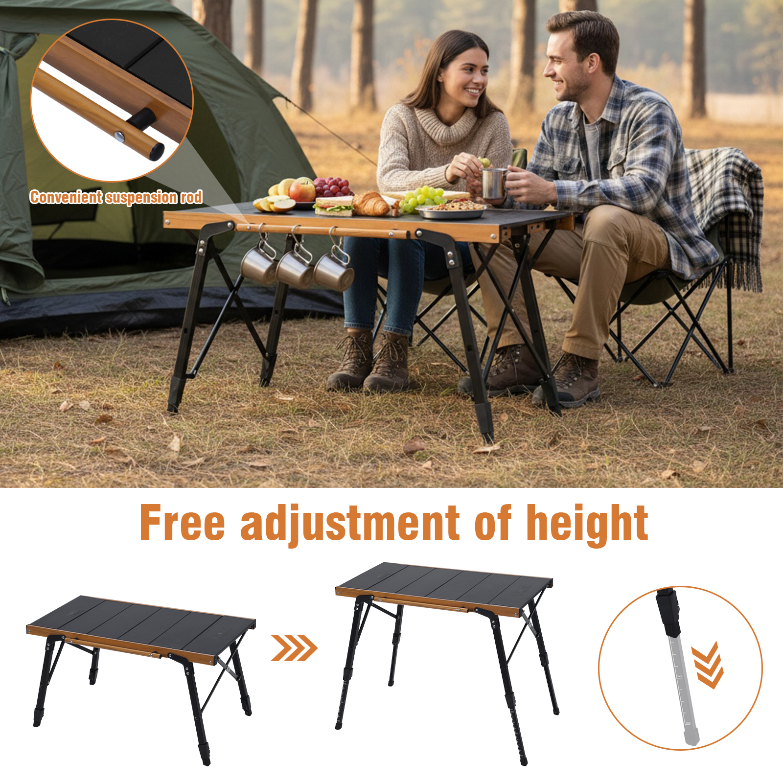 IGT Unit Combination Table wit - Outdoor Camping Cooking Table recensie en prijs