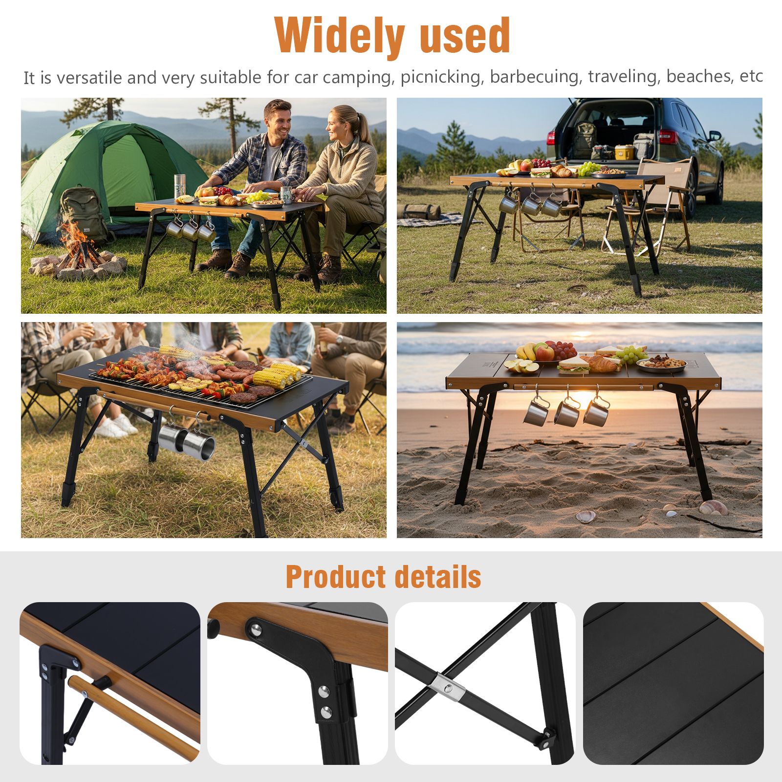 IGT Unit Combination Table wit - Outdoor Camping Cooking Table recensie en prijs