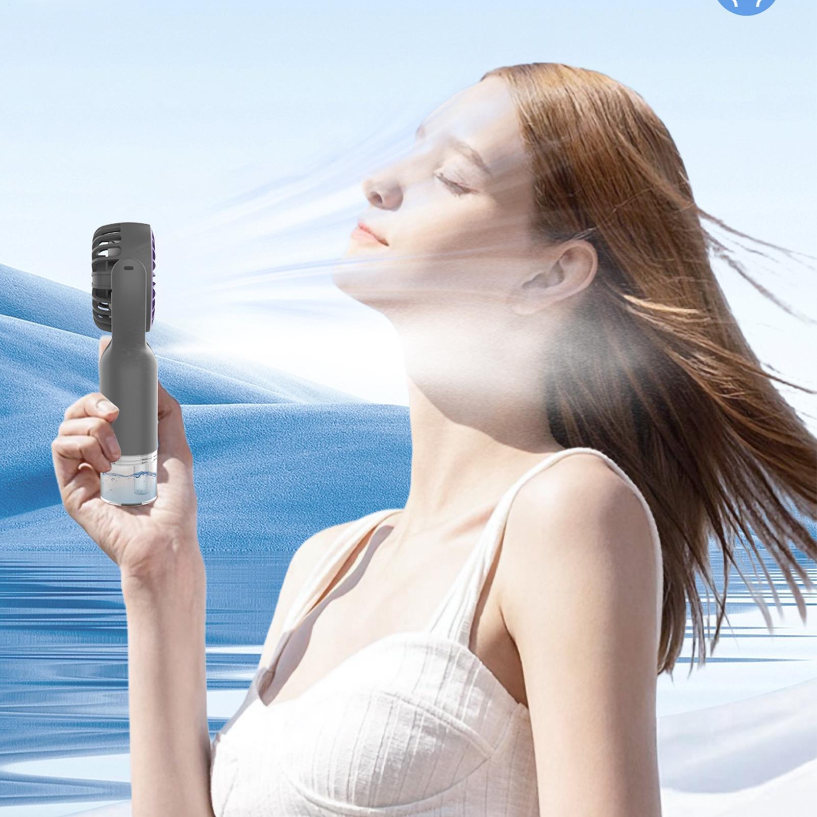 Portable Fan with Mist USB Cha - Outdoor Camping Misting Fan recensie en prijs