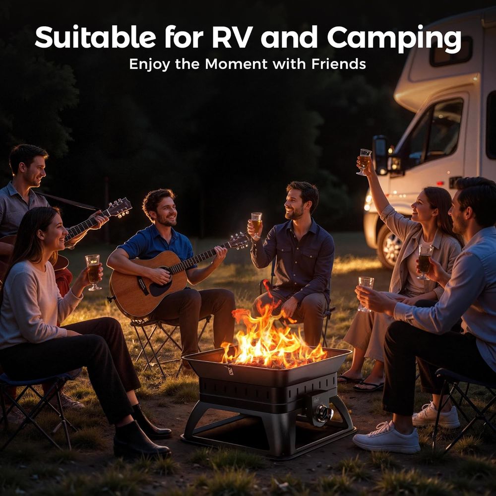 Portable Outdoor Fire Pit for  - Outdoor Camping Fire Pit recensie en prijs