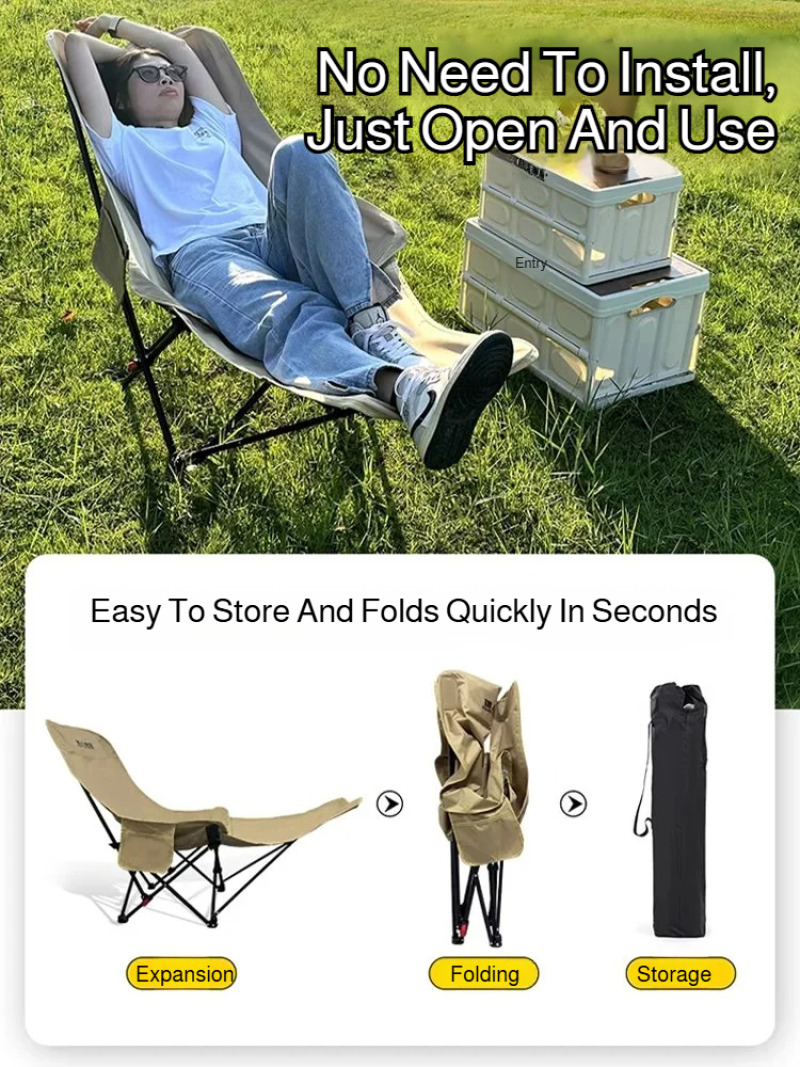 Portable Folding Recliner Beac - Outdoor Camping Hammock Chair recensie en prijs
