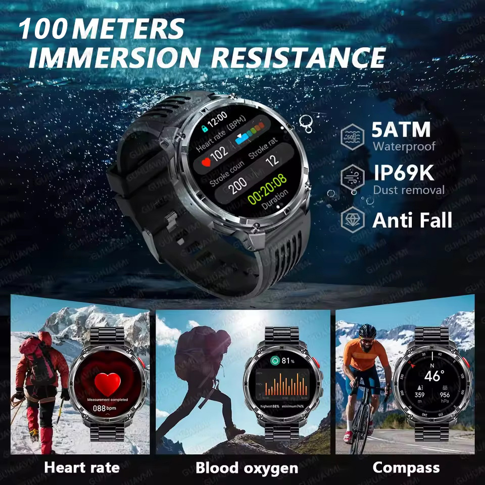 T-REX 3 Military Smartwatch Me - Outdoor Camping Japan recensie en prijs