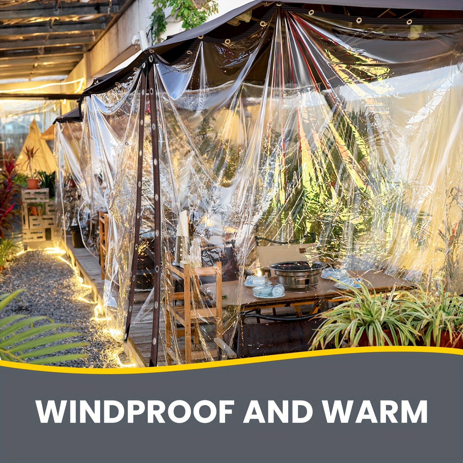 Heavy-Duty Waterproof Clear Ta - Outdoor Camping Canopy recensie en prijs