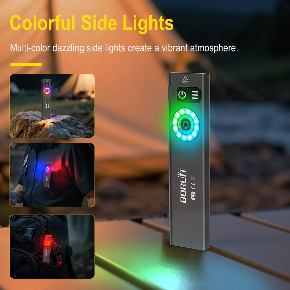 BORUiT U8 650LM EDC LED Flashl - Outdoor Camping Lantern recensie en prijs