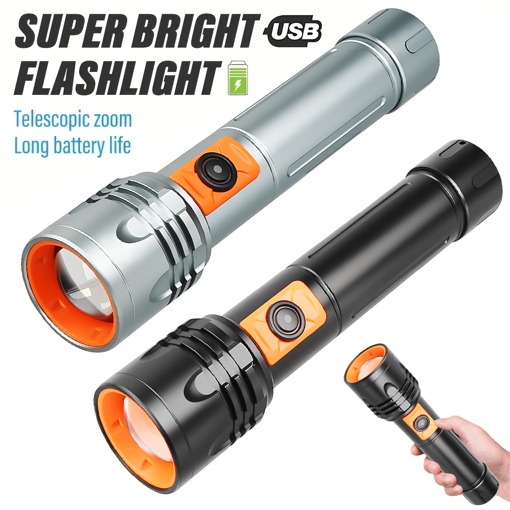 High Power LED Flashlight USB  - Outdoor Camping Lantern recensie en prijs