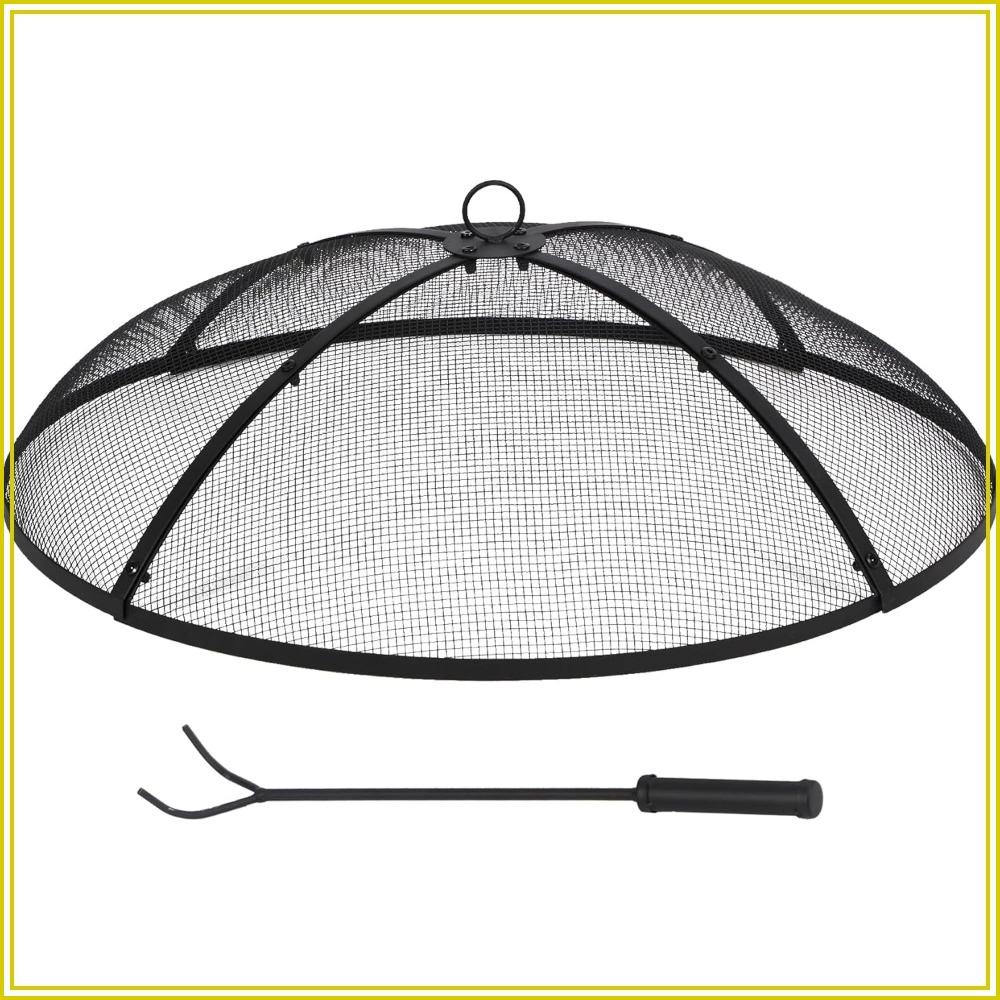 30 Inch Fire Pit Screen with H - Outdoor Camping Fire Pit recensie en prijs