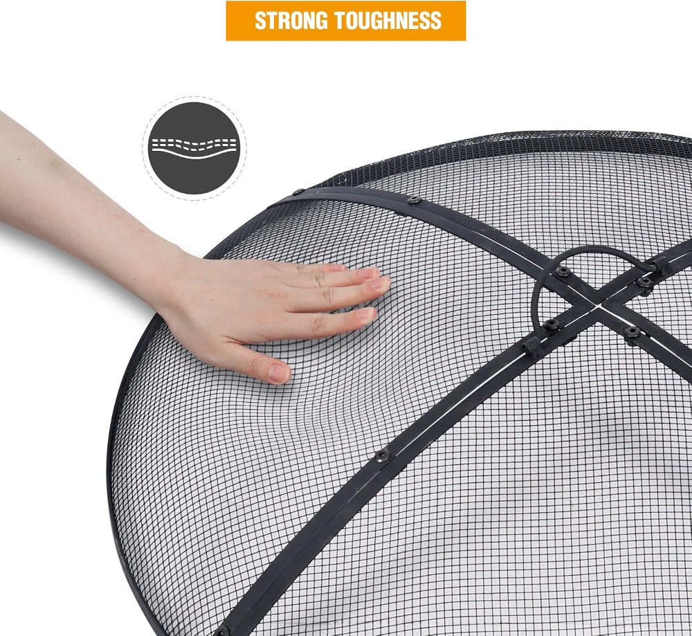 30 Inch Fire Pit Screen with H - Outdoor Camping Fire Pit recensie en prijs