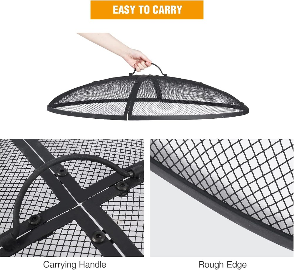 30 Inch Fire Pit Screen with H - Outdoor Camping Fire Pit recensie en prijs