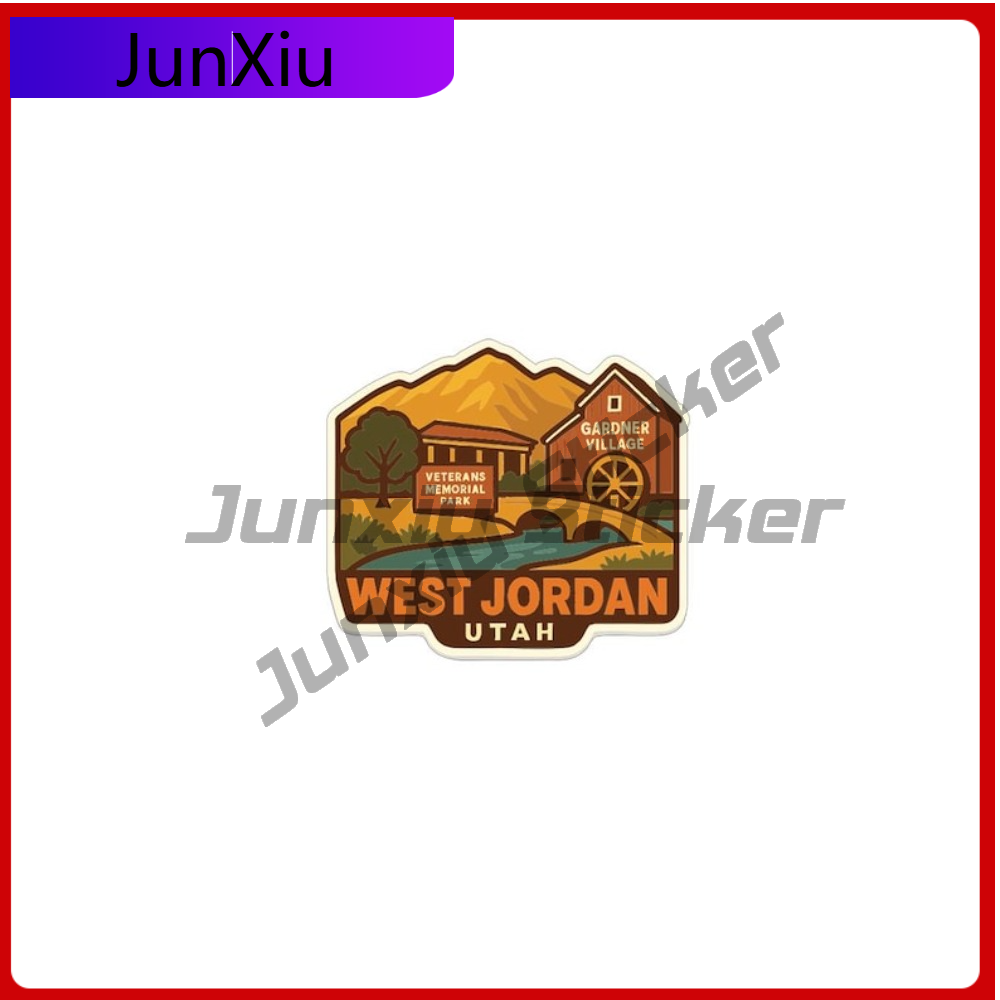 West Jordan Utah Sticker Vinyl - Outdoor Camping Utah recensie en prijs
