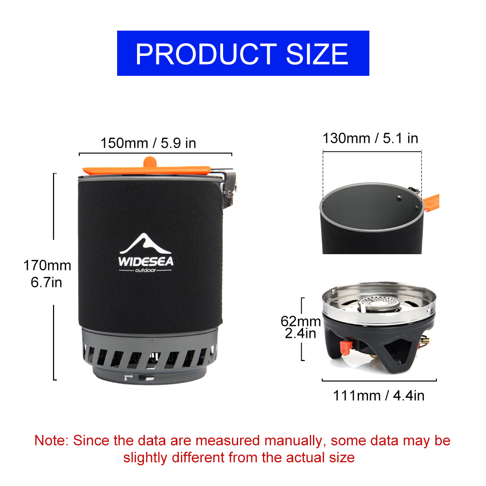 Widesea Camping Cooking System - Outdoor Gas Camping Oven recensie en prijs
