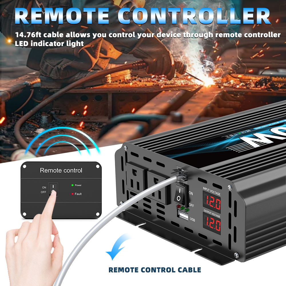 DC 12V 24V AC 120V 5000W Outpu - Outdoor Camping Usa recensie en prijs