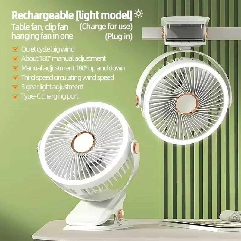 Camping Fan Rechargeable Deskt - Outdoor Camping Misting Fan recensie en prijs