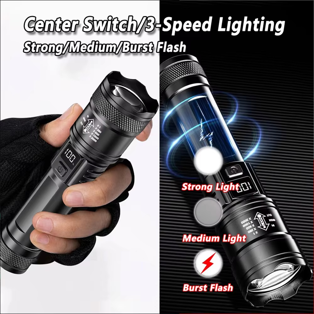 100000LM Ultra-bright Flashlig - Outdoor Camping Lantern recensie en prijs