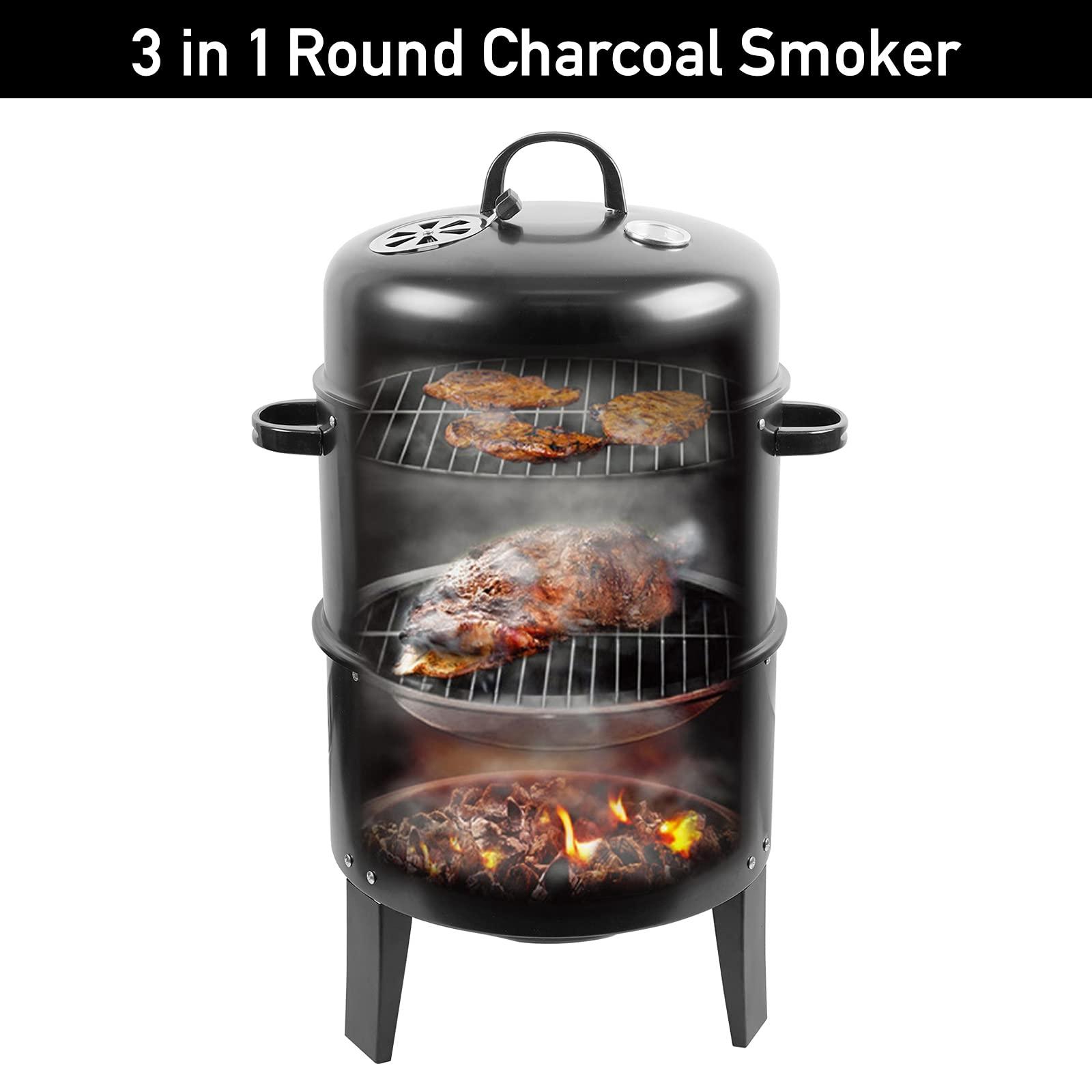 Vertical BBQ Grill Cooker Char - Outdoor Camping Fire Pit recensie en prijs