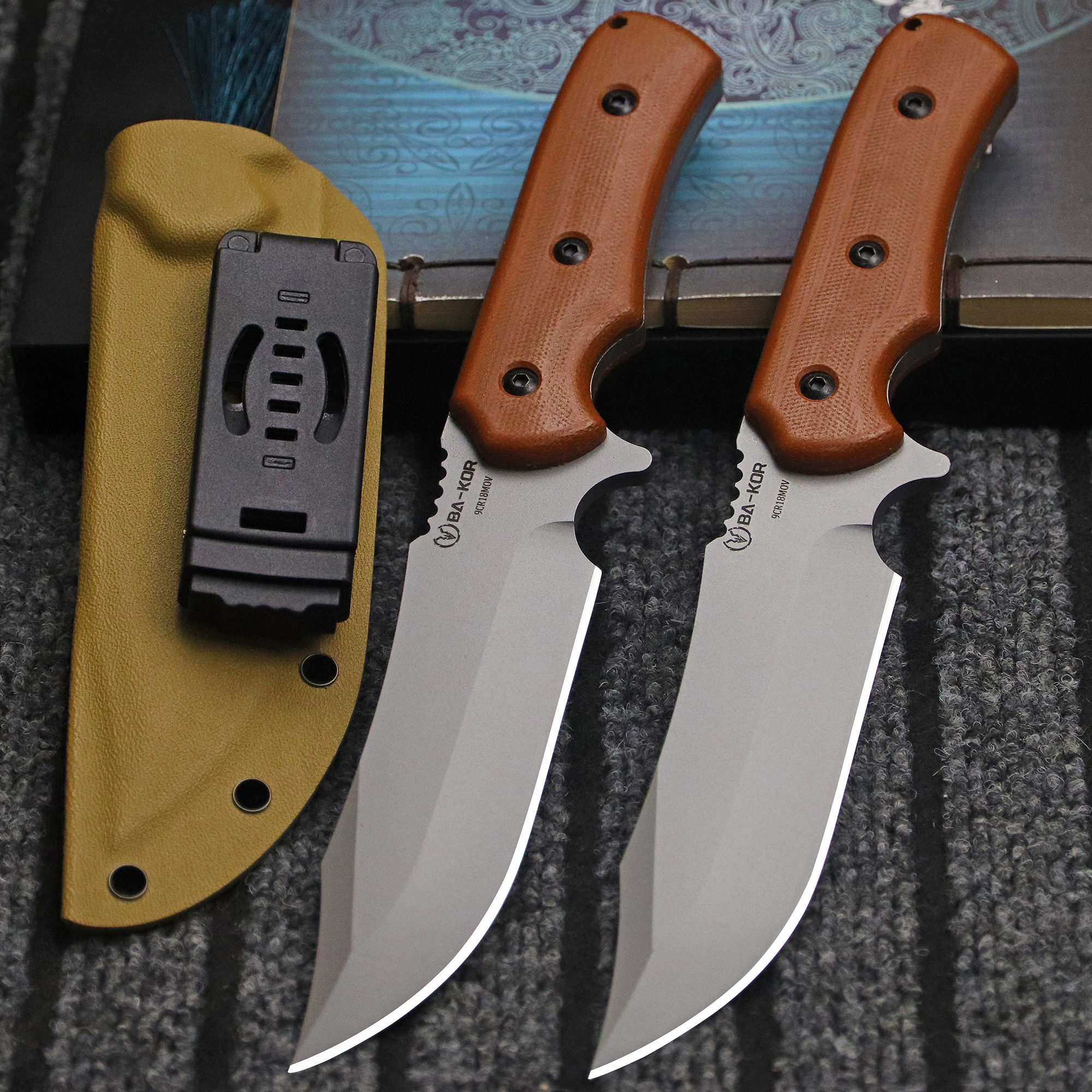 BA-KOR USA 9CR18MOV steel full - Outdoor Camping Usa recensie en prijs