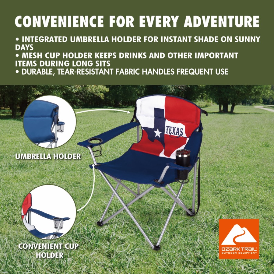 Comfortable Camp Chair for Big - Outdoor Camping In Texas recensie en prijs