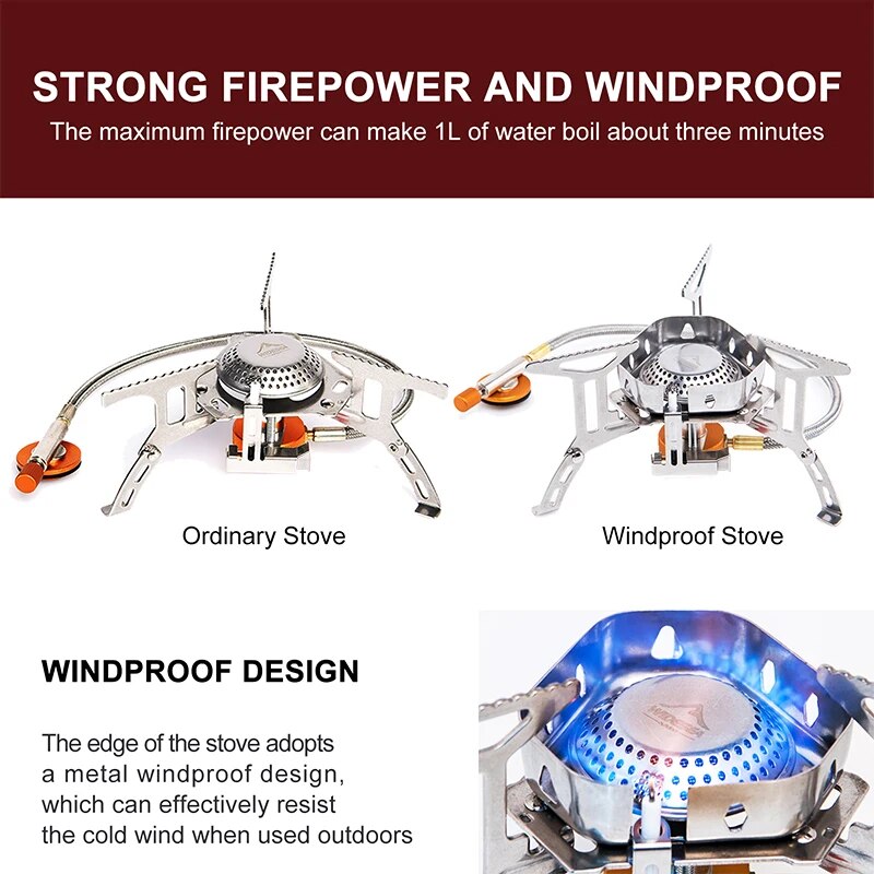 Widesea Camping Burner 3200W W - Outdoor Gas Camping Oven recensie en prijs