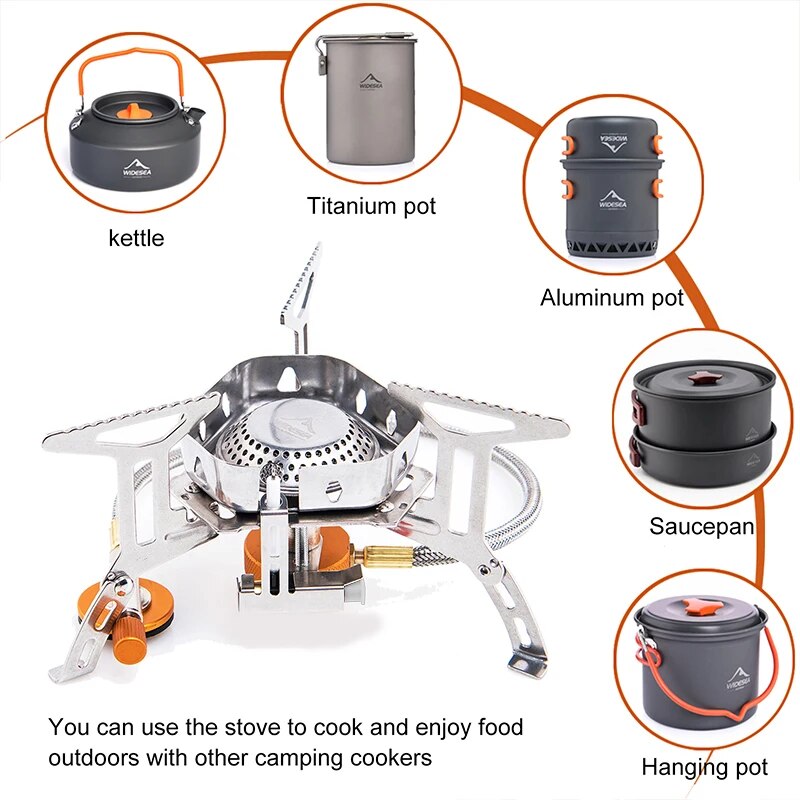 Widesea Camping Burner 3200W W - Outdoor Gas Camping Oven recensie en prijs