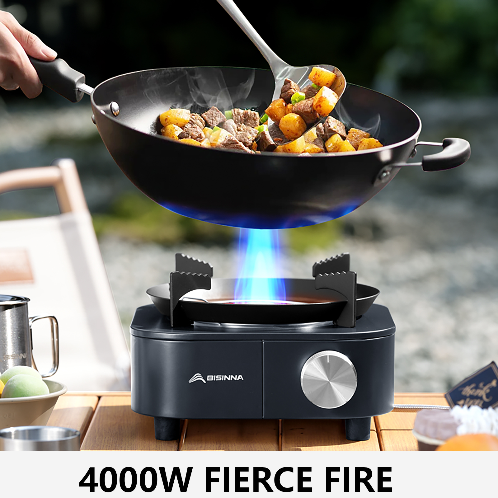 BISINNA 4000W High-power Infra - Outdoor Gas Camping Oven recensie en prijs