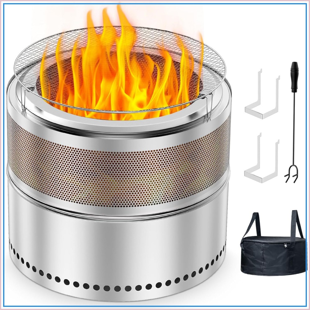 Smokeless Fire Pit Outdoor, 20 - Outdoor Camping Fire Pit recensie en prijs