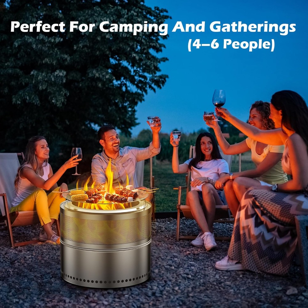 Smokeless Fire Pit Outdoor, 20 - Outdoor Camping Fire Pit recensie en prijs