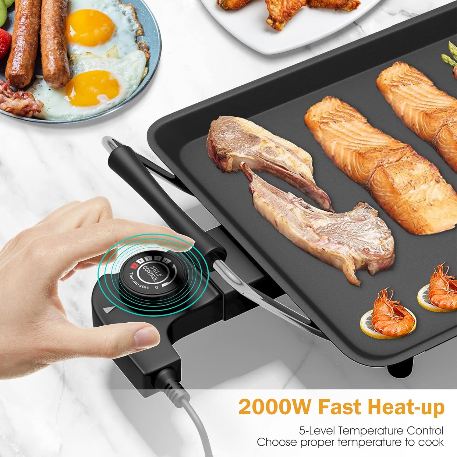 Electric Griddle 35 Inch - 200 - Outdoor Camping Cooking Table recensie en prijs
