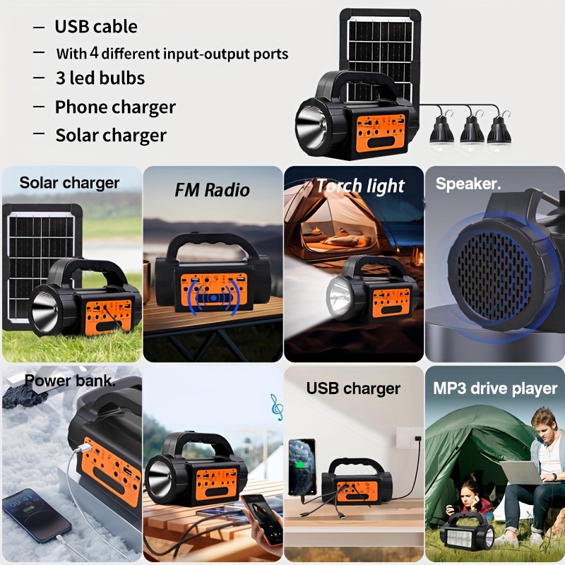 Solar Rechargeable Camping Lig - Outdoor Camping Lantern recensie en prijs
