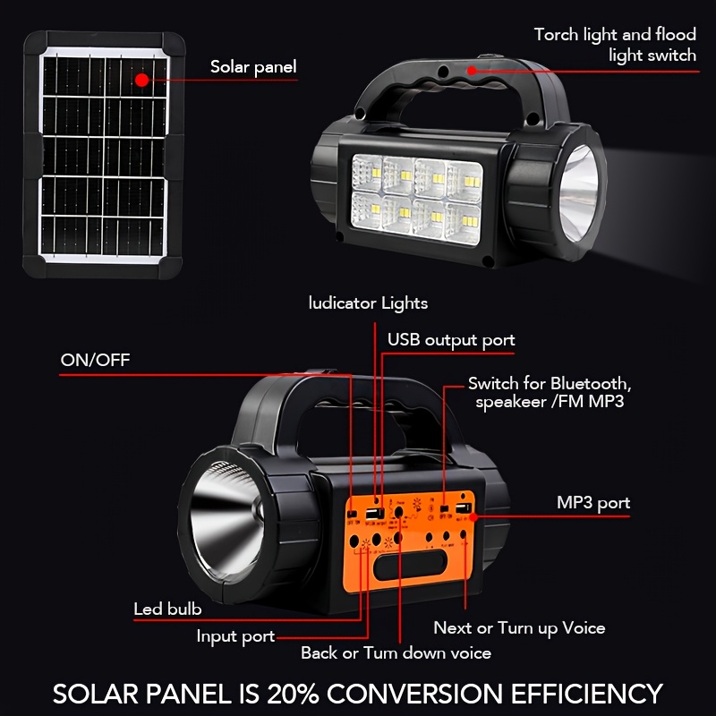 Solar Rechargeable Camping Lig - Outdoor Camping Lantern recensie en prijs