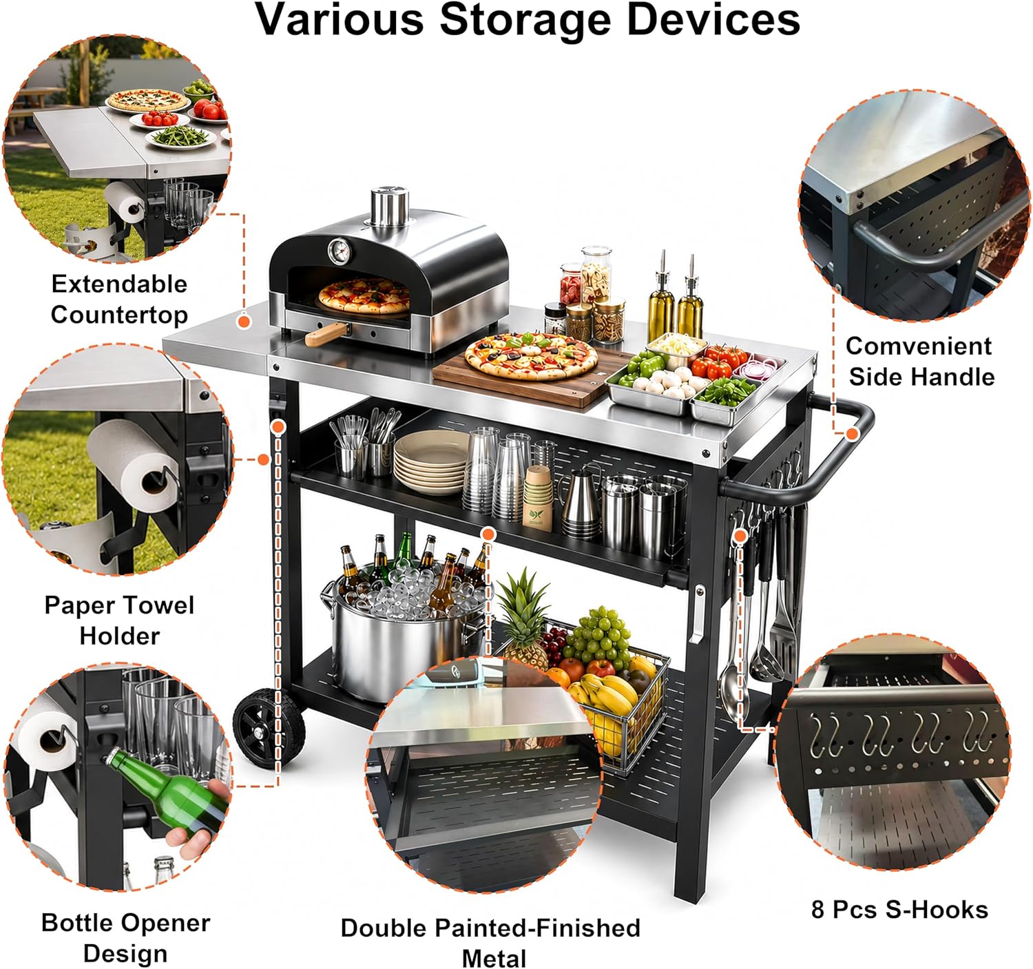 Stainless Steel Outdoor Grill  - Outdoor Camping Cooking Table recensie en prijs