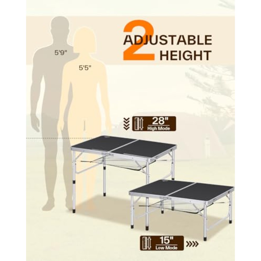 Compact Portable Folding Table - Outdoor Camping Cooking Table recensie en prijs