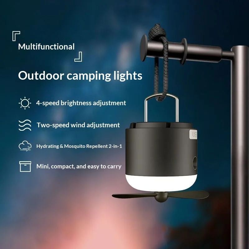 Camping Fan Rechargeable Wirel - Outdoor Camping Misting Fan recensie en prijs