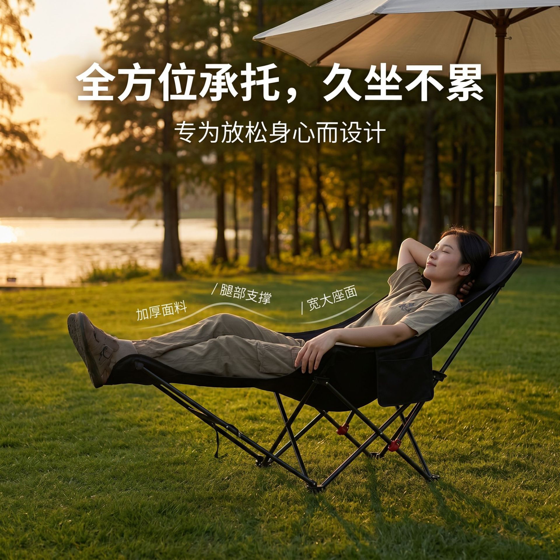 Three level adjustable moon ch - Outdoor Camping Hammock Chair recensie en prijs