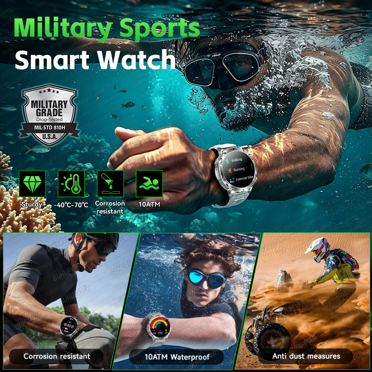 2026 New Military Smart Watch  - Outdoor Camping Japan recensie en prijs