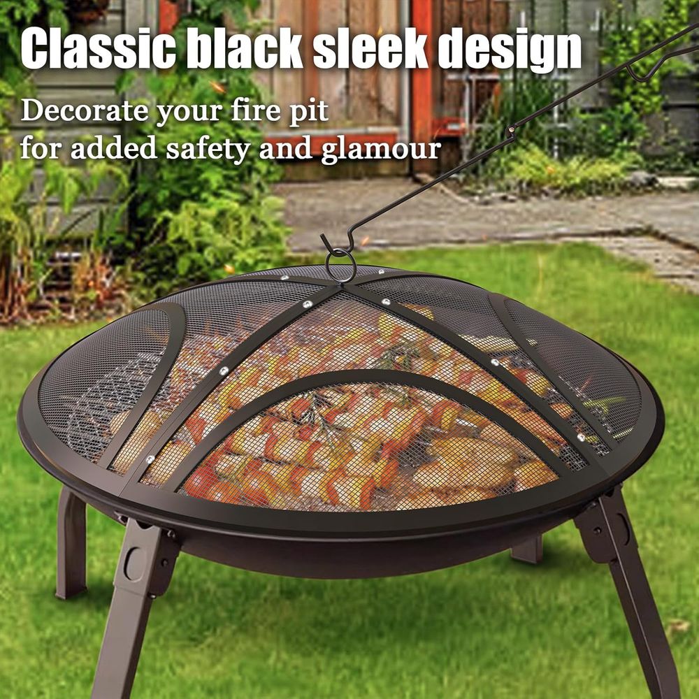 40 Outdoor Fire Pit Mesh Cover - Outdoor Camping Fire Pit recensie en prijs