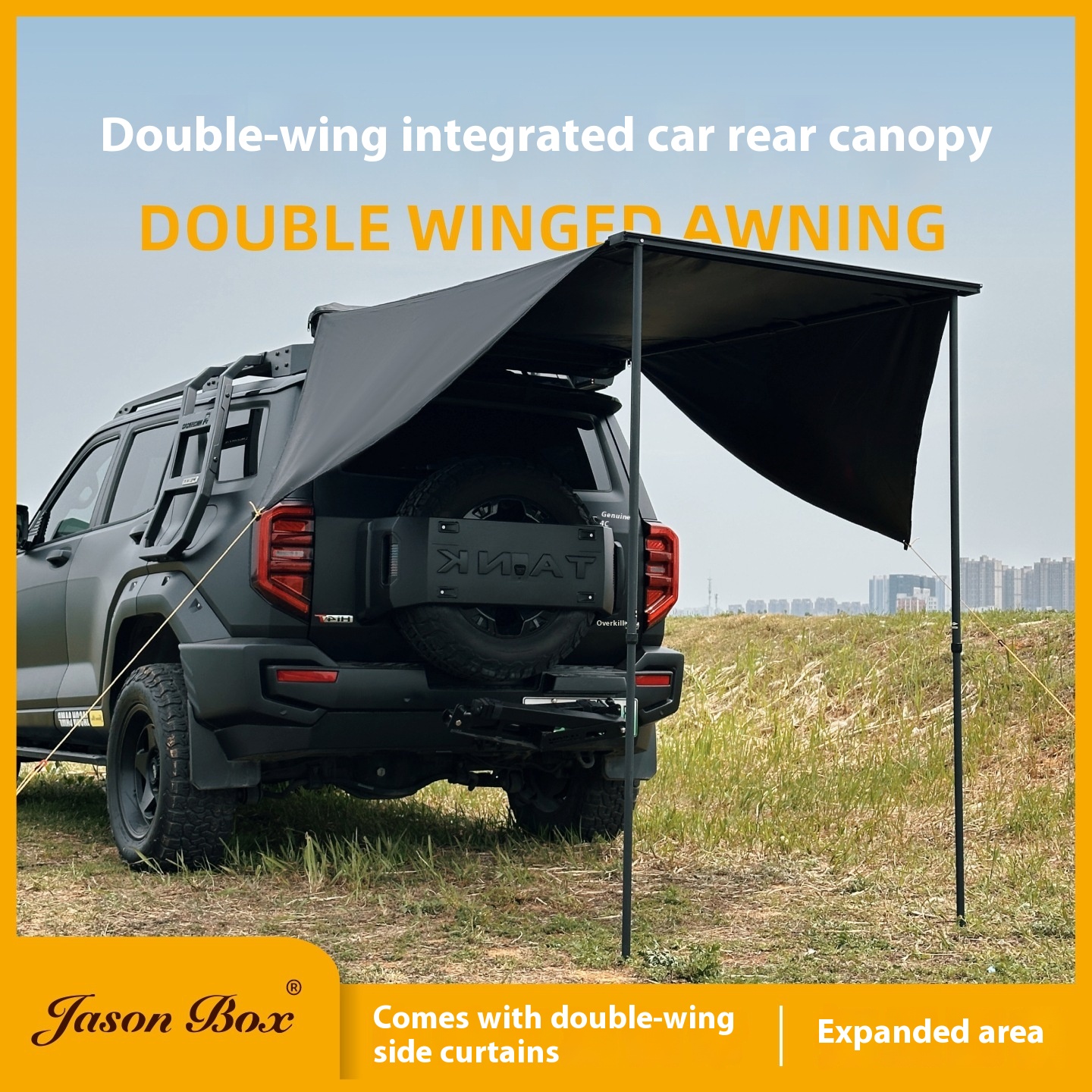 Aluminum Alloy Black Double-wi - Outdoor Camping Car Tail Tent recensie en prijs