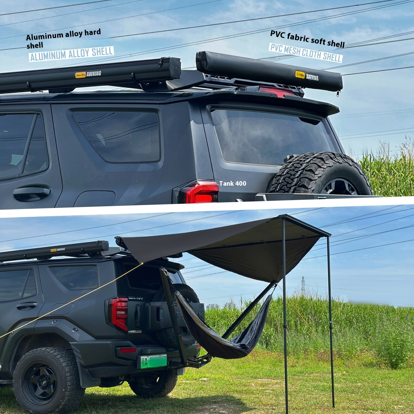 Aluminum Alloy Black Double-wi - Outdoor Camping Car Tail Tent recensie en prijs