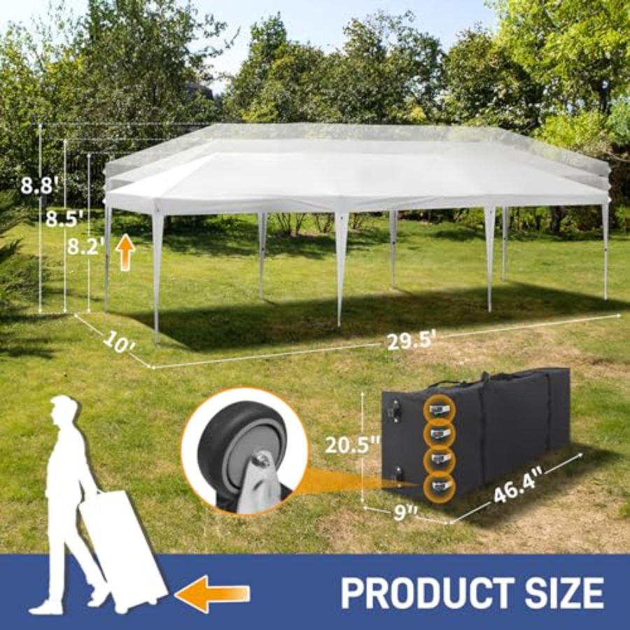 10x30 Pop Up Canopy Tent for o - Outdoor Camping Canopy recensie en prijs