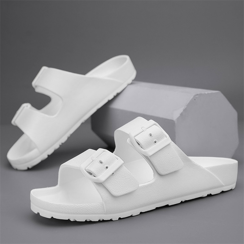 Men's casual buckle flat heel  - Outdoor Camping Slippers recensie en prijs