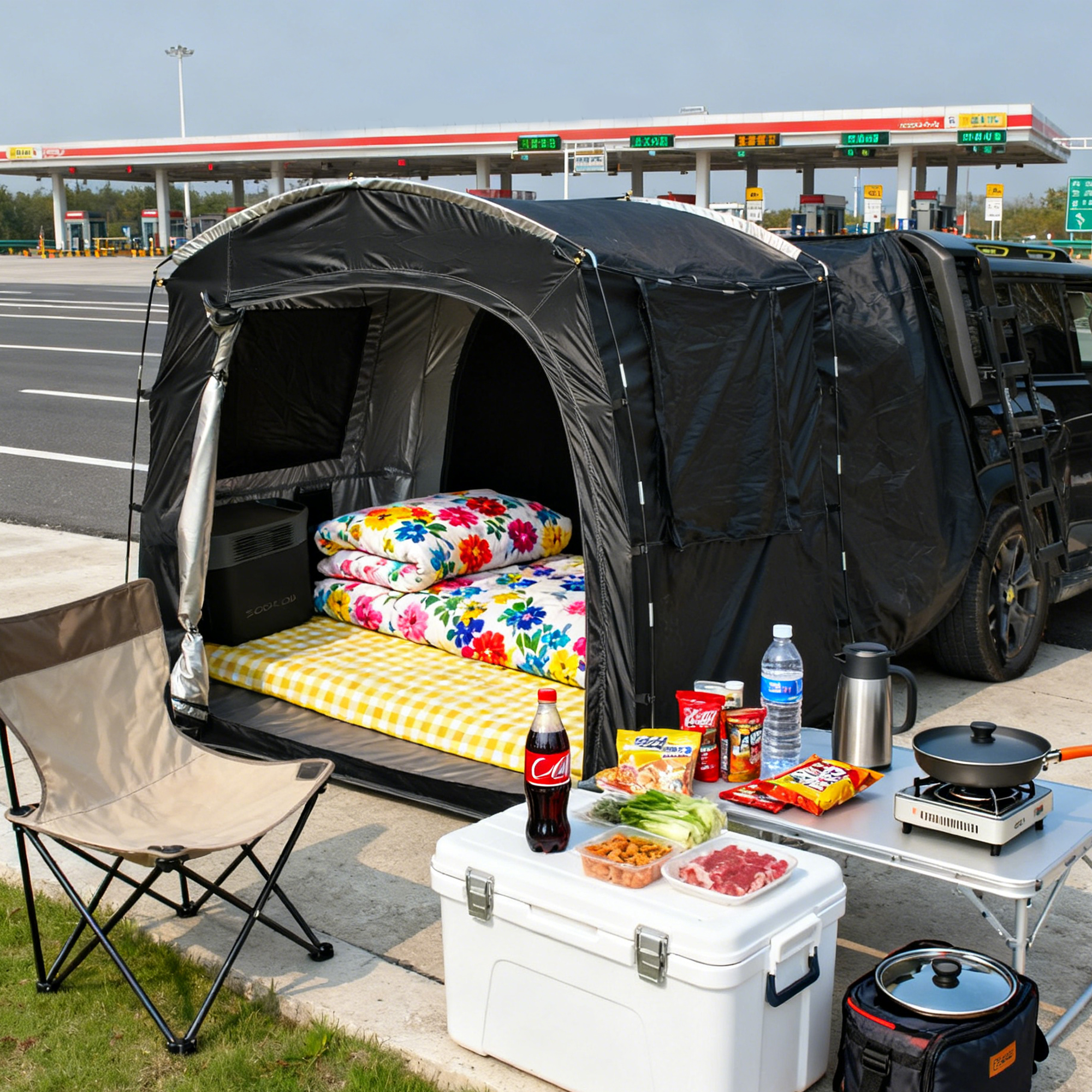 2-Person SUV Rear Tent Annex w - Outdoor Camping Car Tail Tent recensie en prijs