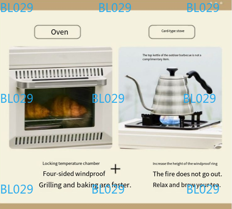 Portable small baking oven Hou - Outdoor Gas Camping Oven recensie en prijs