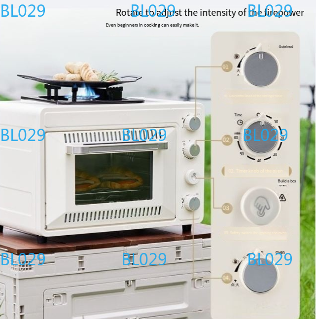 Portable small baking oven Hou - Outdoor Gas Camping Oven recensie en prijs