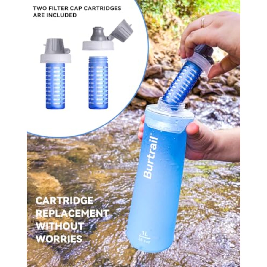 Outdoor Water Filter Bottle BP - Collapsible Water Bottle recensie en prijs