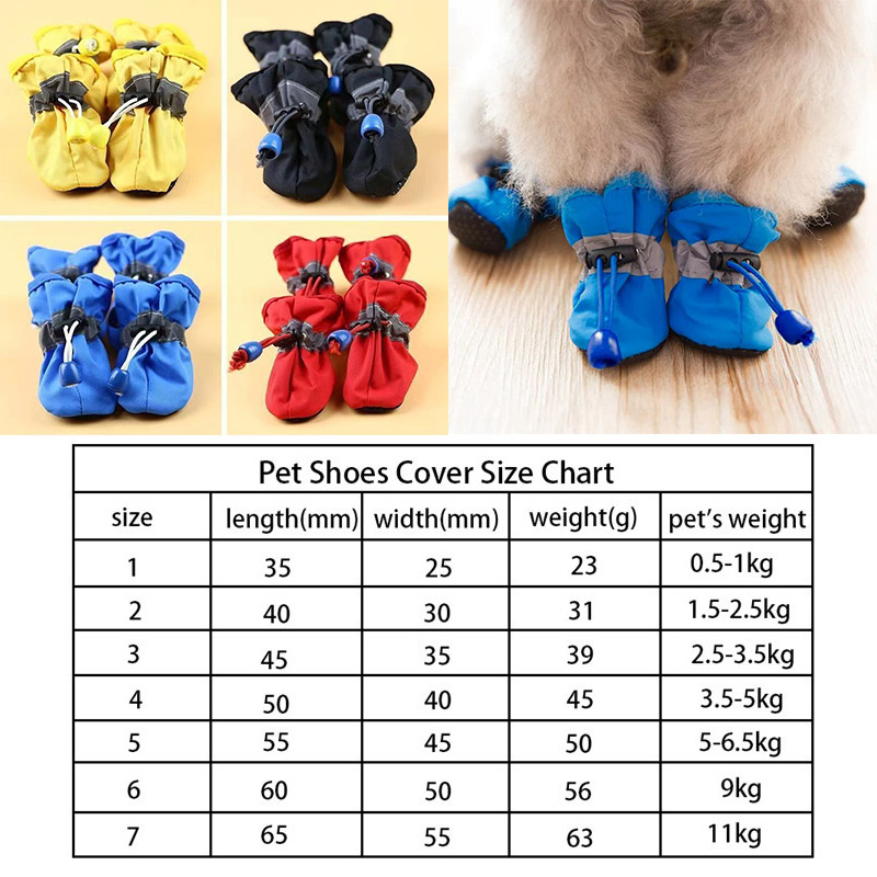 4PCS Small Dog Shoes Hiking Bo - Outdoor Camping Slippers recensie en prijs